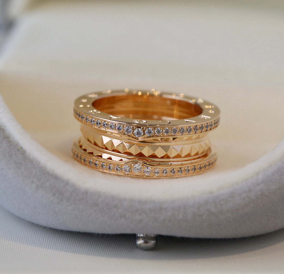 [AuraEcho Jewelry]ZERO 1 GOLD DIAMOND RING