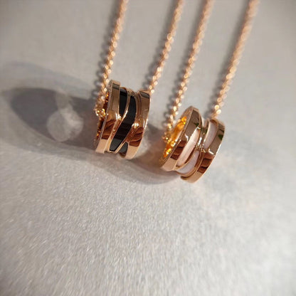 [AuraEcho Jewelry]ZERO 1 NECKLACE PINK GOLD