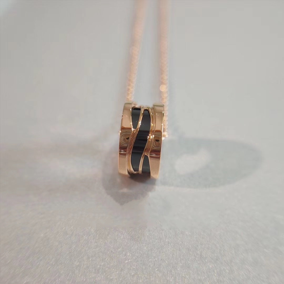 [AuraEcho Jewelry]ZERO 1 NECKLACE PINK GOLD