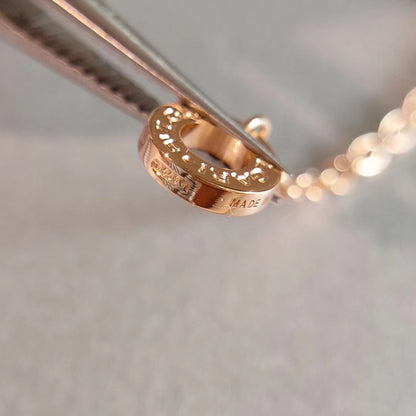 [AuraEcho Jewelry]ZERO 1 NECKLACE PINK GOLD