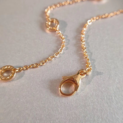 [AuraEcho Jewelry]ZERO 1 NECKLACE PINK GOLD