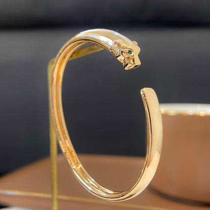 [AuraEcho Jewelry]PANTHERE GOLD OPEN BRACELET