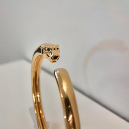 [AuraEcho Jewelry]PANTHERE GOLD OPEN BRACELET