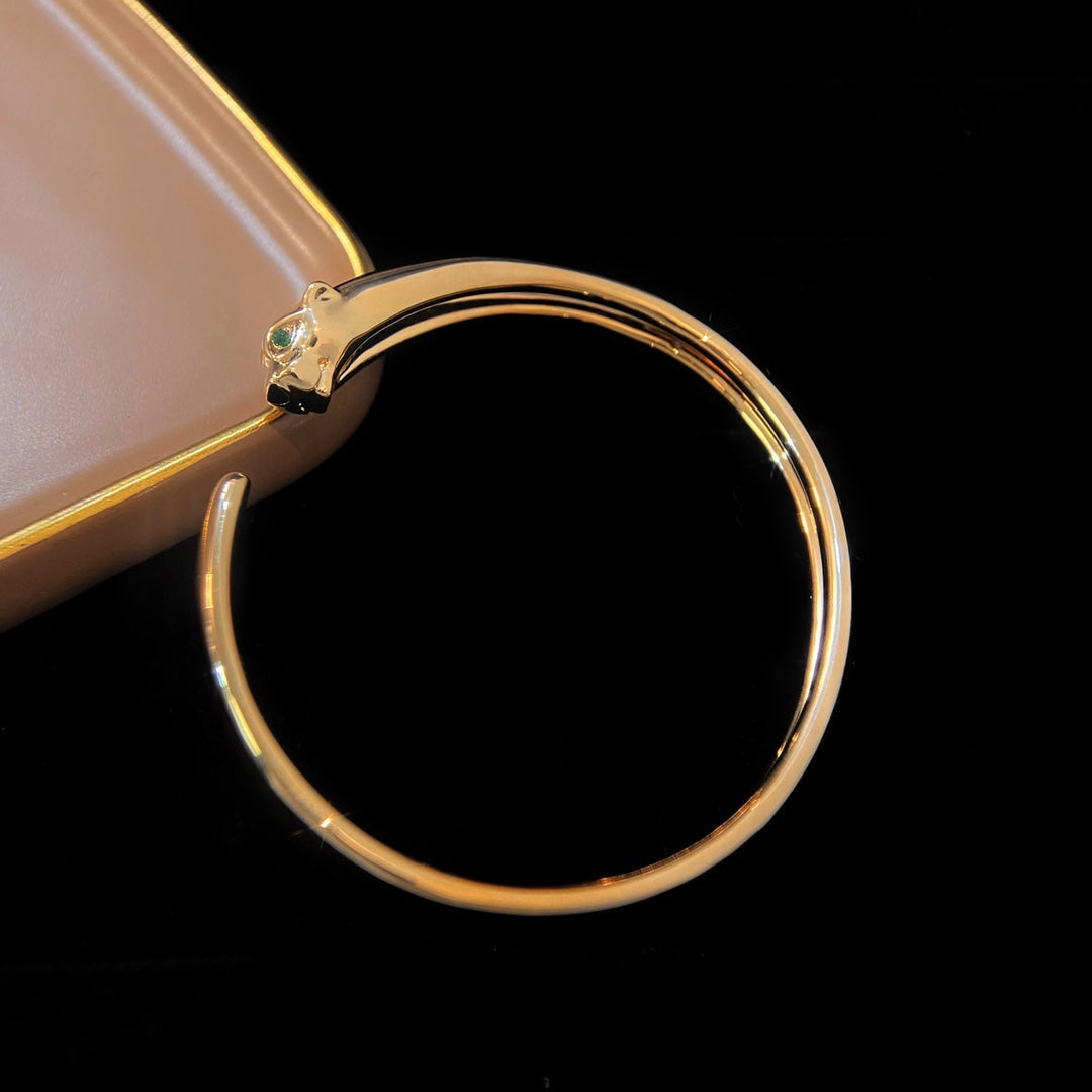 [AuraEcho Jewelry]PANTHERE GOLD OPEN BRACELET