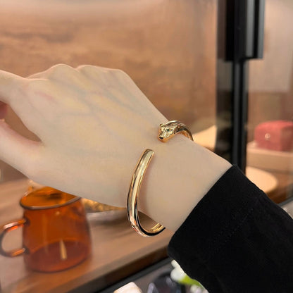 [AuraEcho Jewelry]PANTHERE GOLD OPEN BRACELET