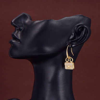 [AuraEcho Jewelry]KELLY DIAMOND EARRINGS