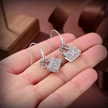 [AuraEcho Jewelry]KELLY DIAMOND EARRINGS