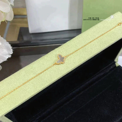 [AuraEcho Jewelry]BUTTERFLY DARK MOP BUTTERFLY BRACELET