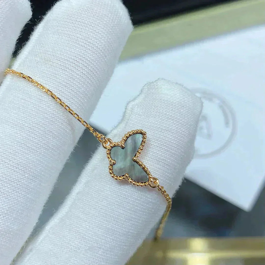 [AuraEcho Jewelry]BUTTERFLY DARK MOP BUTTERFLY BRACELET
