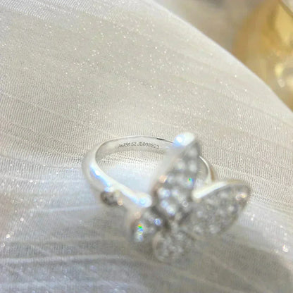 [AuraEcho Jewelry]BUTTERFLY DIAMOND RING