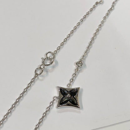 [AuraEcho Jewelry]STAR BLACK MOP NECKLACE