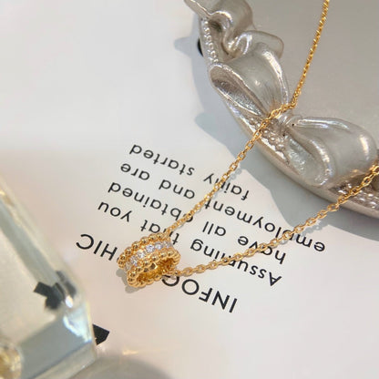 [AuraEcho Jewelry]PERLEE DIAMOND NECKLACE