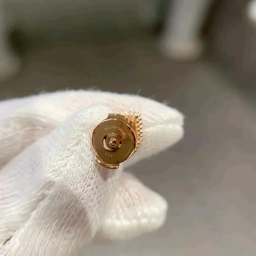 [AuraEcho Jewelry]HEART CARNELIAN STUD EARRINGS