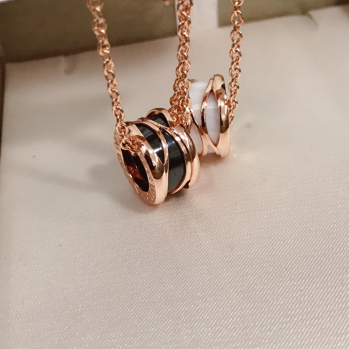[AuraEcho Jewelry]ZERO 1 FOUR BAND PINK GOLD CERAMIC
