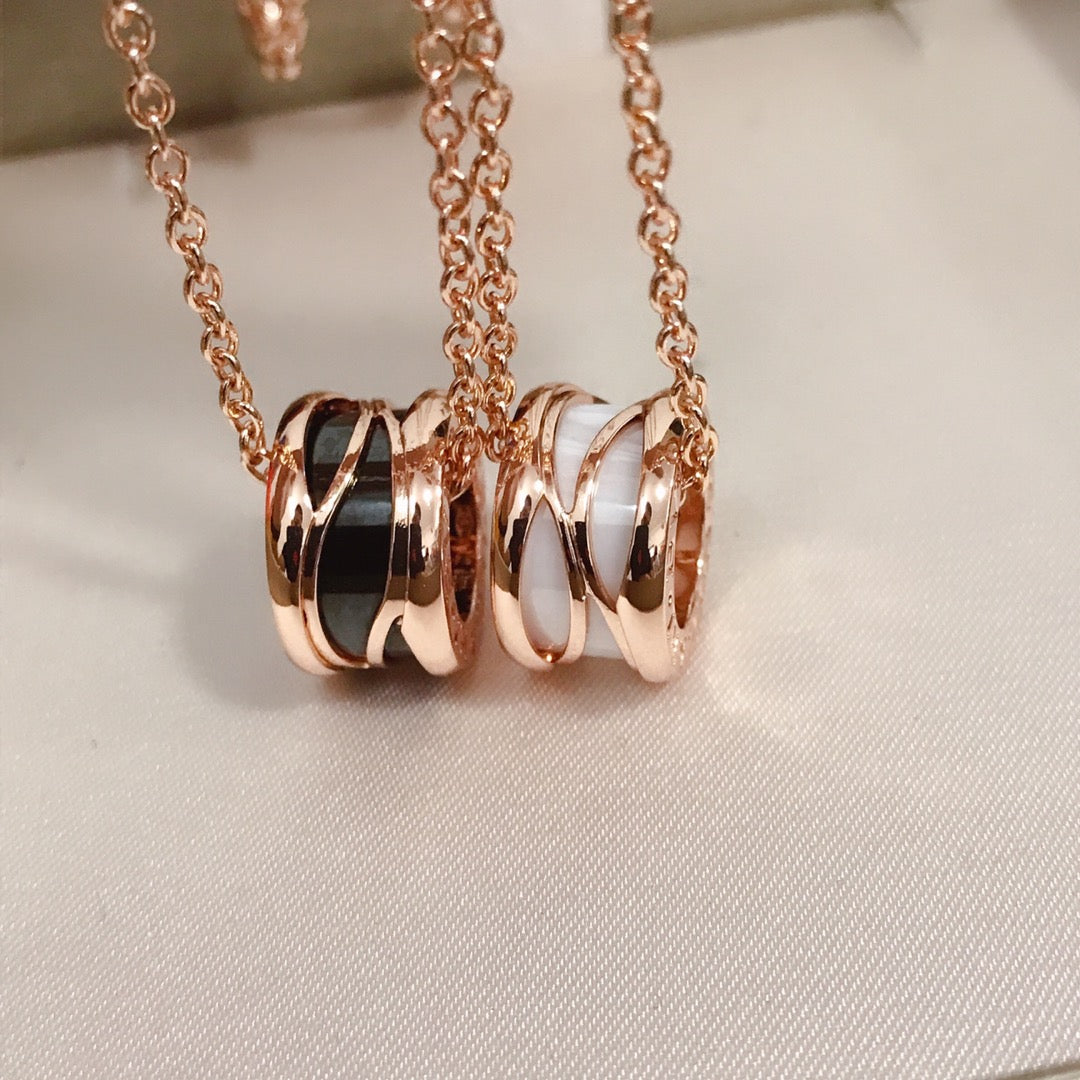 [AuraEcho Jewelry]ZERO 1 FOUR BAND PINK GOLD CERAMIC