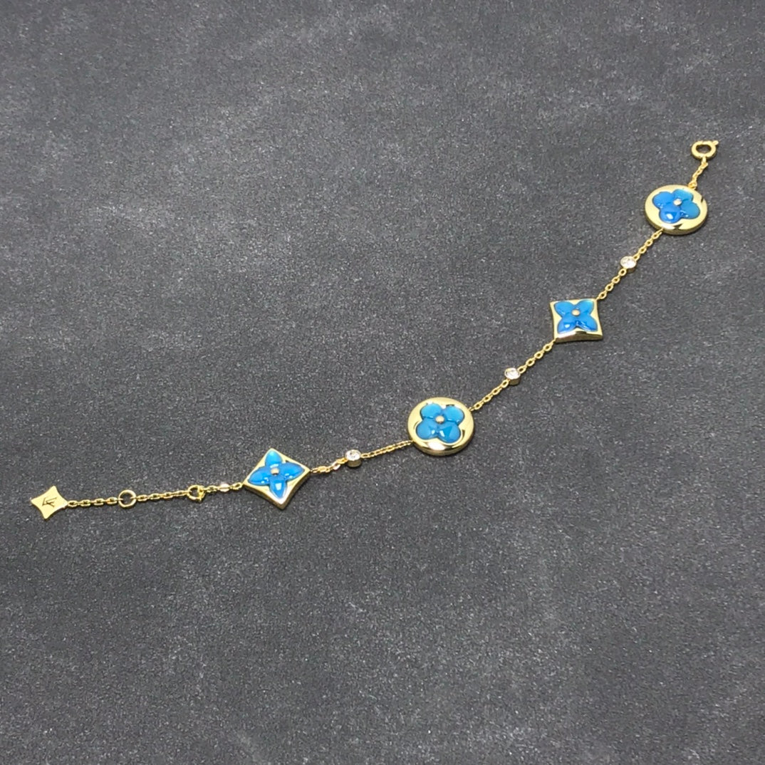 [AuraEcho Jewelry]STAR AND SUN TURQUOISE 4 MOTIFS 3 DIAMONDS