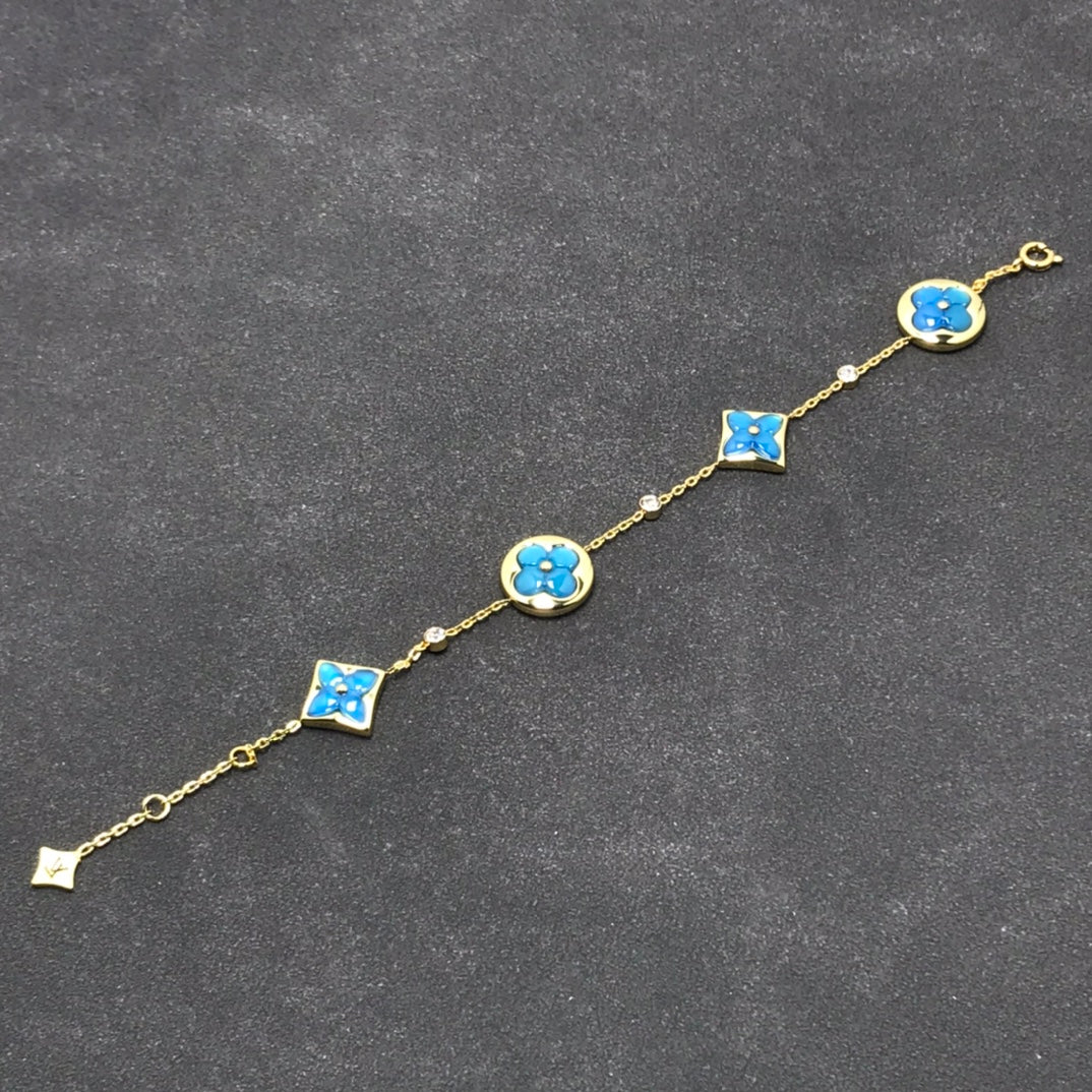 [AuraEcho Jewelry]STAR AND SUN TURQUOISE 4 MOTIFS 3 DIAMONDS