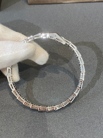 [AuraEcho Jewelry]SERPENTI BRACELET DIAMONDS SILVER