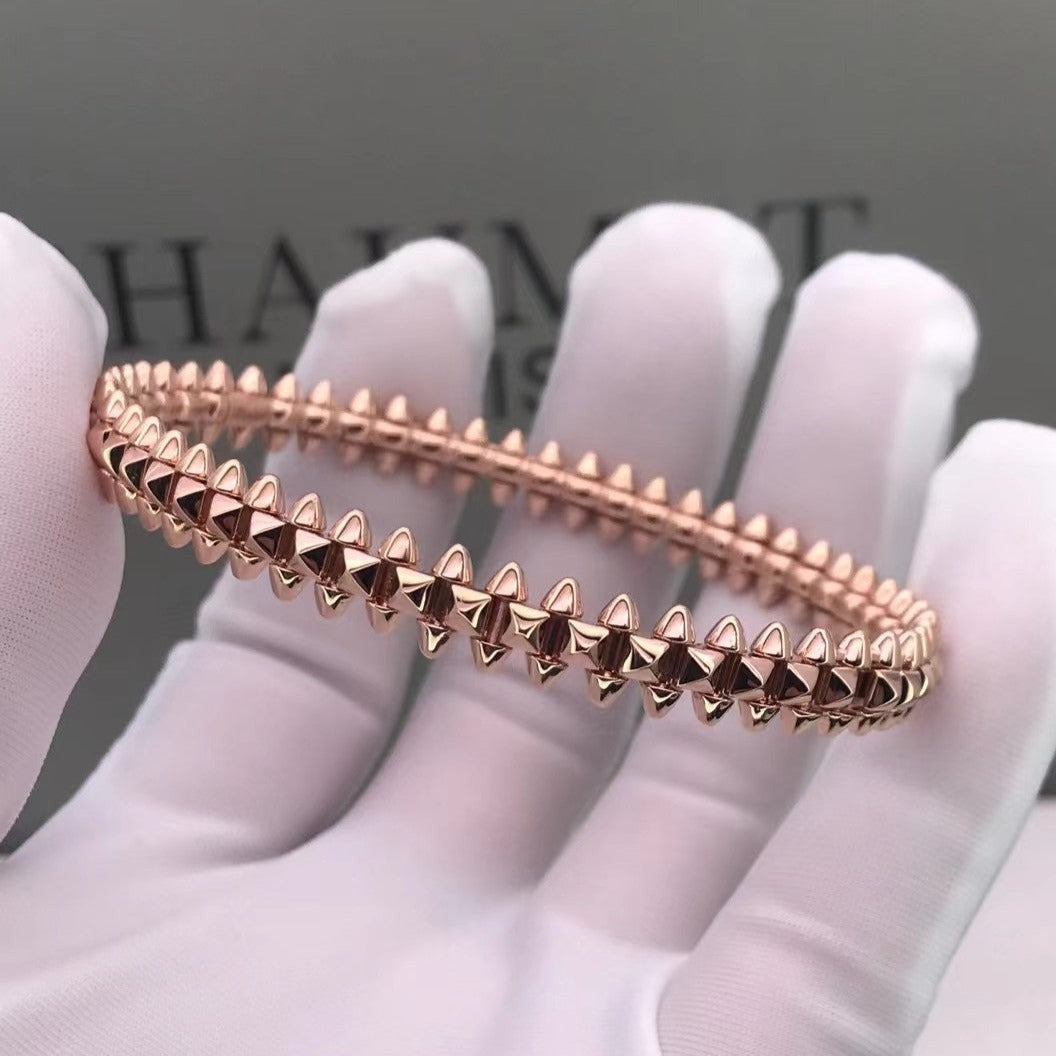 [AuraEcho Jewelry]CLASH PINK GOLD BRACELET