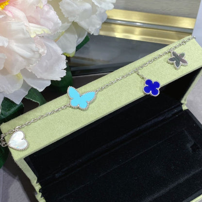 [AuraEcho Jewelry]LUCKY SPRING SILVER BRACELET 4 MOTIF