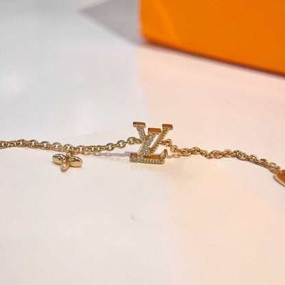 [AuraEcho Jewelry]LOGO STAR MOTIF GOLD BRACELET