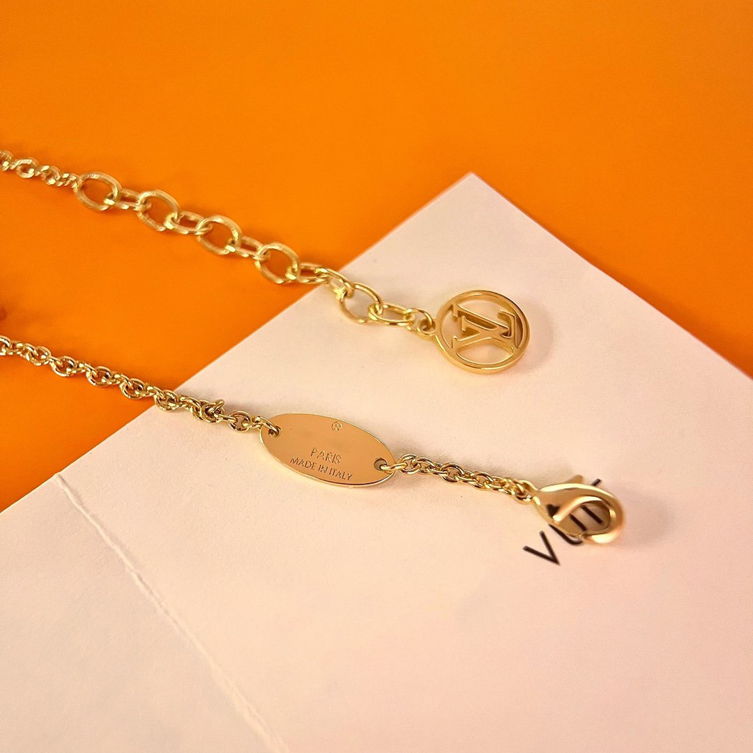 [AuraEcho Jewelry]LOGO STAR MOTIF GOLD BRACELET