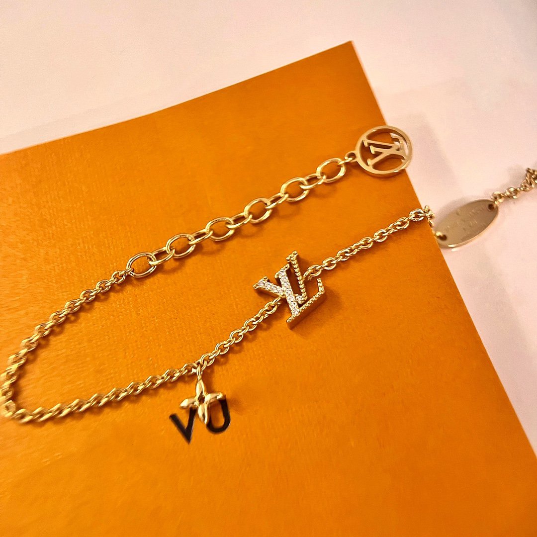 [AuraEcho Jewelry]LOGO STAR MOTIF GOLD BRACELET