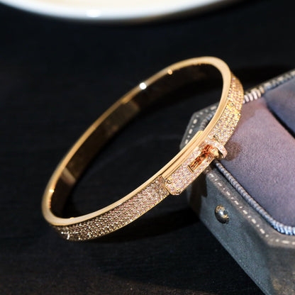[AuraEcho Jewelry]KELLY BRACELET DIAMOND PAVED