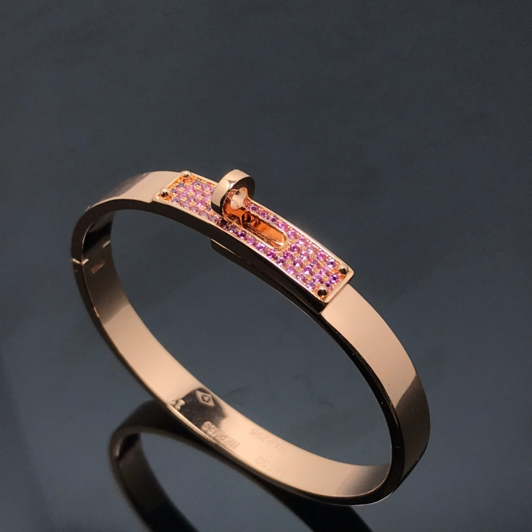 [AuraEcho Jewelry]KELLY BRACELET PINK DIAMOND