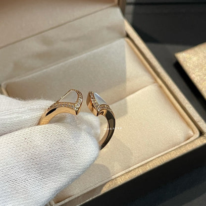 [AuraEcho Jewelry]DREAM MOP DIAMOND OPEN RING