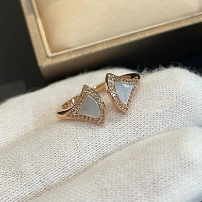 [AuraEcho Jewelry]DREAM MOP DIAMOND OPEN RING