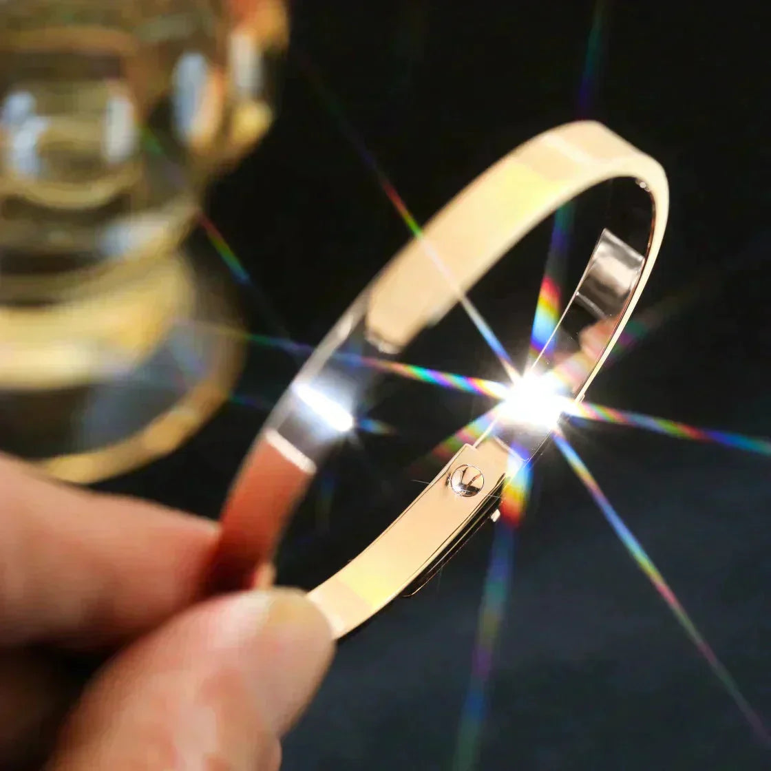 [AuraEcho Jewelry]KELLY SILVER DIAMOND BRACELET