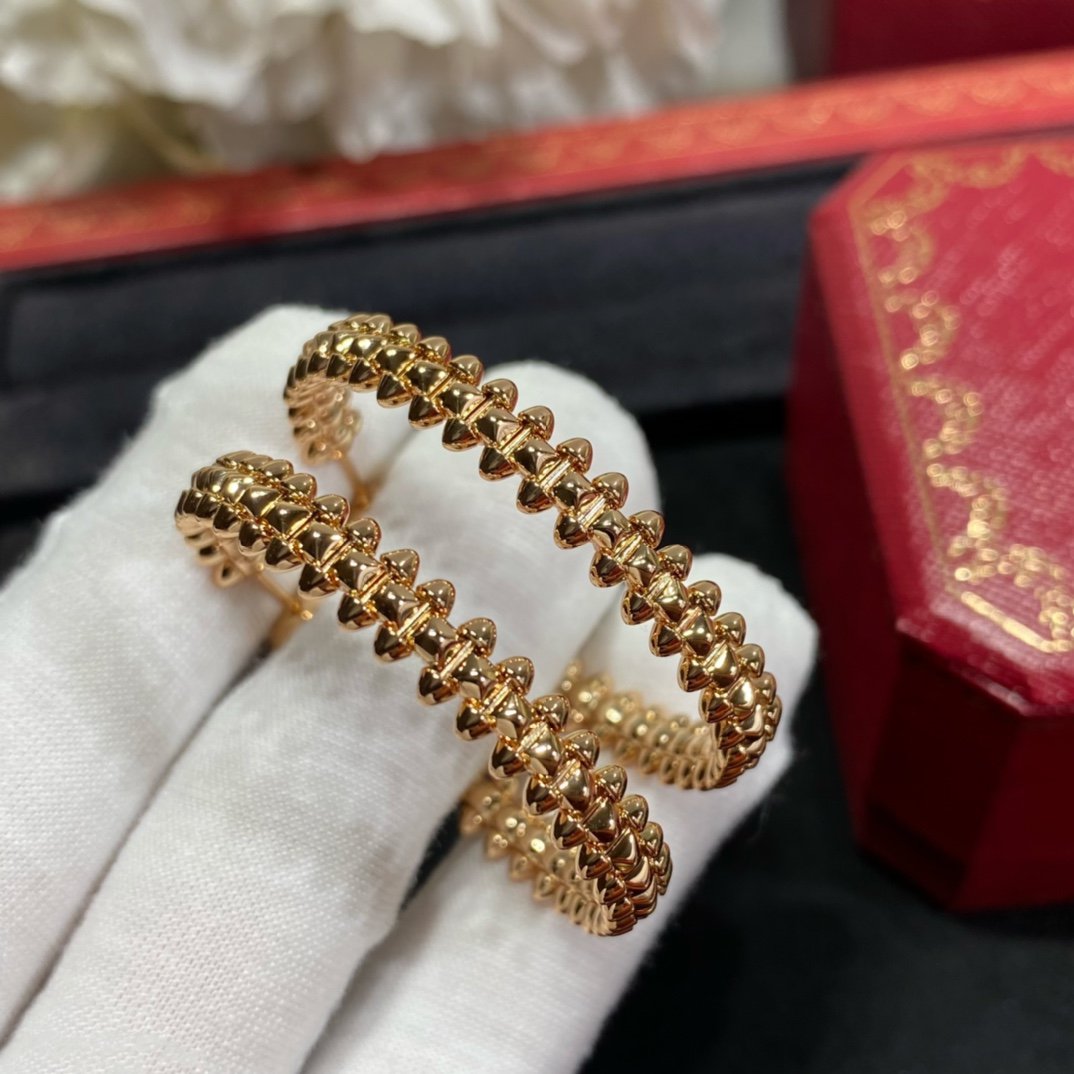 [AuraEcho Jewelry]CLASH LARGE HOOP EARRINGS