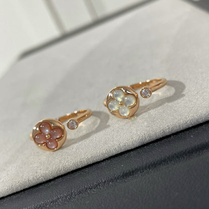 [AuraEcho Jewelry]SUN 1 DIAMOND PINK MOP RING