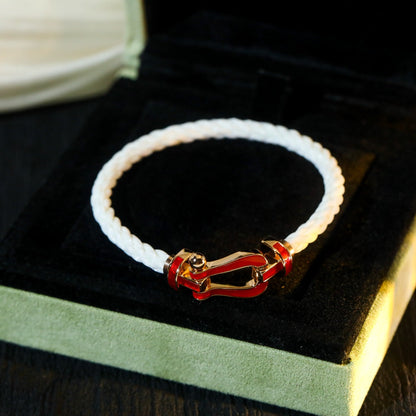 [AuraEcho Jewelry]FORCE 10 WHITE TEXTILE DIAMOND PAVED