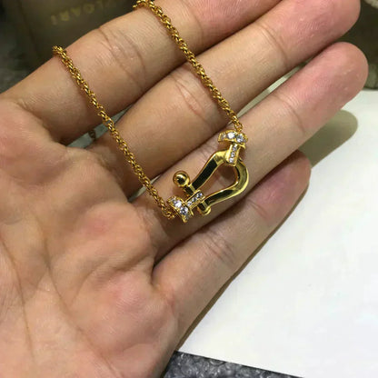 [AuraEcho Jewelry]FORCE 10 DIAMOND NECKLACE