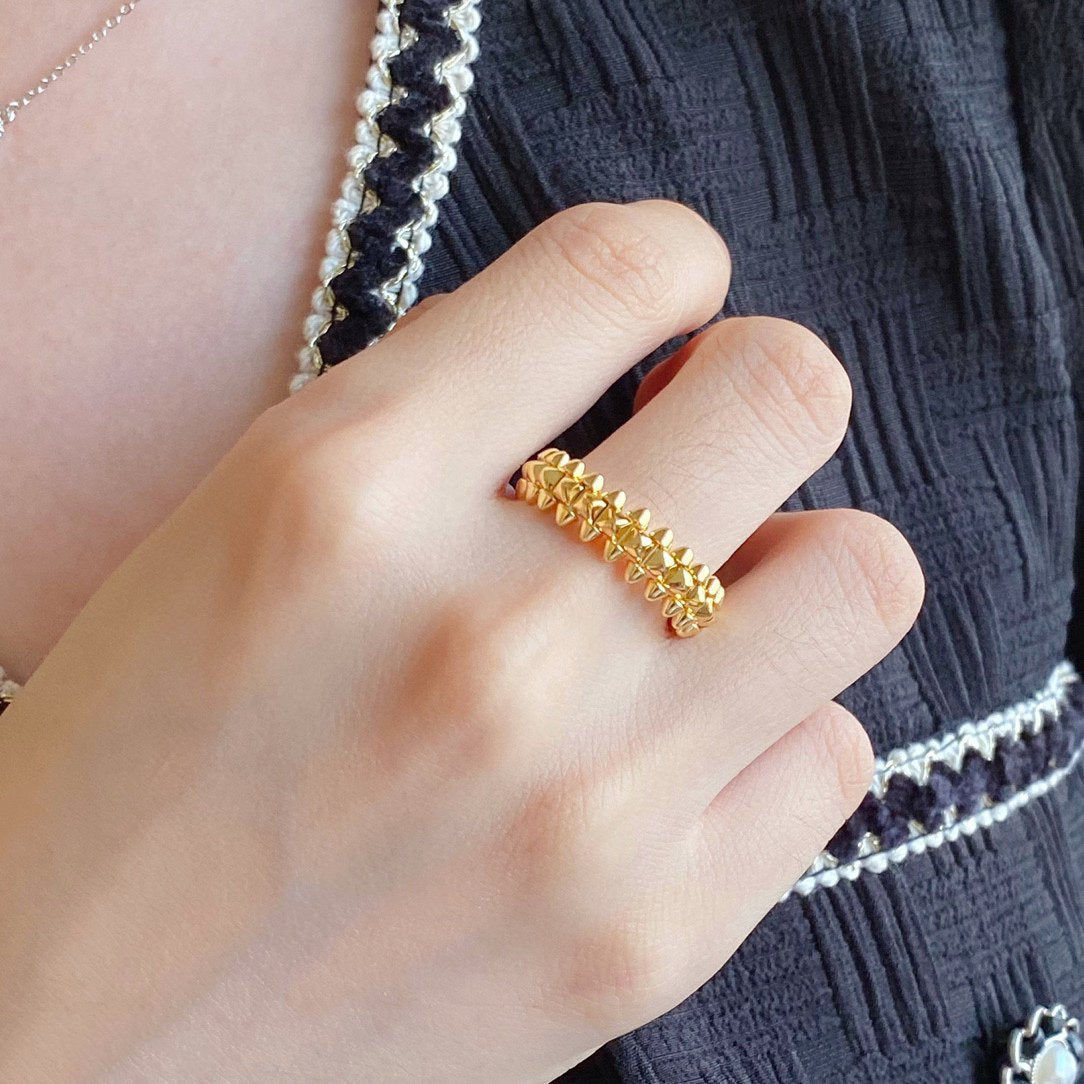 [AuraEcho Jewelry]CLASH 5.5MM RING