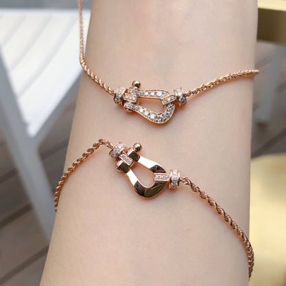 [AuraEcho Jewelry]FORCE 10 PINK GOLD DIAMOND NECKLACE