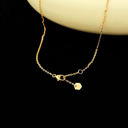 [AuraEcho Jewelry]BEE MINI PEDANT DIAMOND NECKLACE