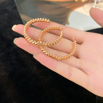 [AuraEcho Jewelry]CLASH HOOP EARRINGS