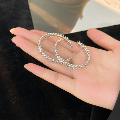 [AuraEcho Jewelry]CLASH HOOP EARRINGS