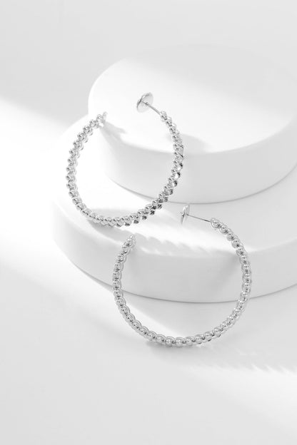 [AuraEcho Jewelry]CLASH HOOP EARRINGS