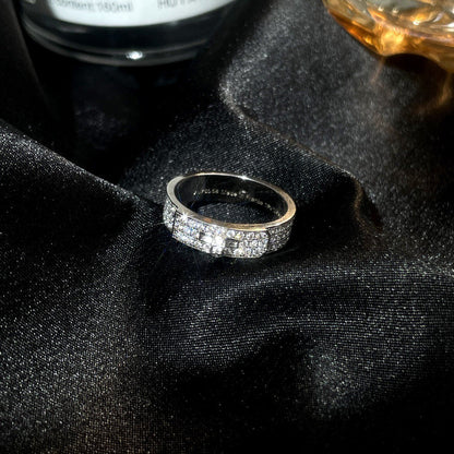 [AuraEcho Jewelry]KELLY SILVER DIAMOND RING