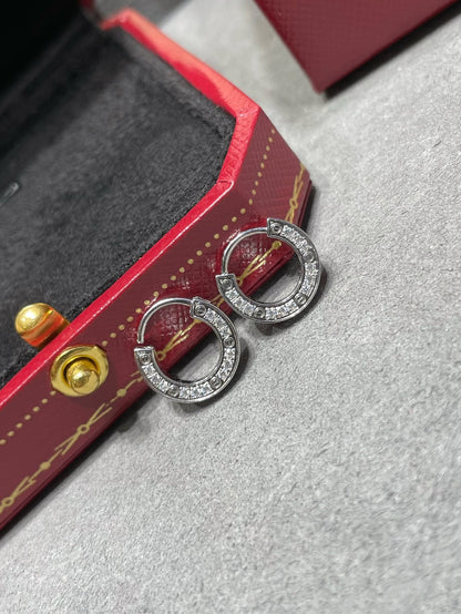 [AuraEcho Jewelry]LOVE DIAMOND EARRINGS