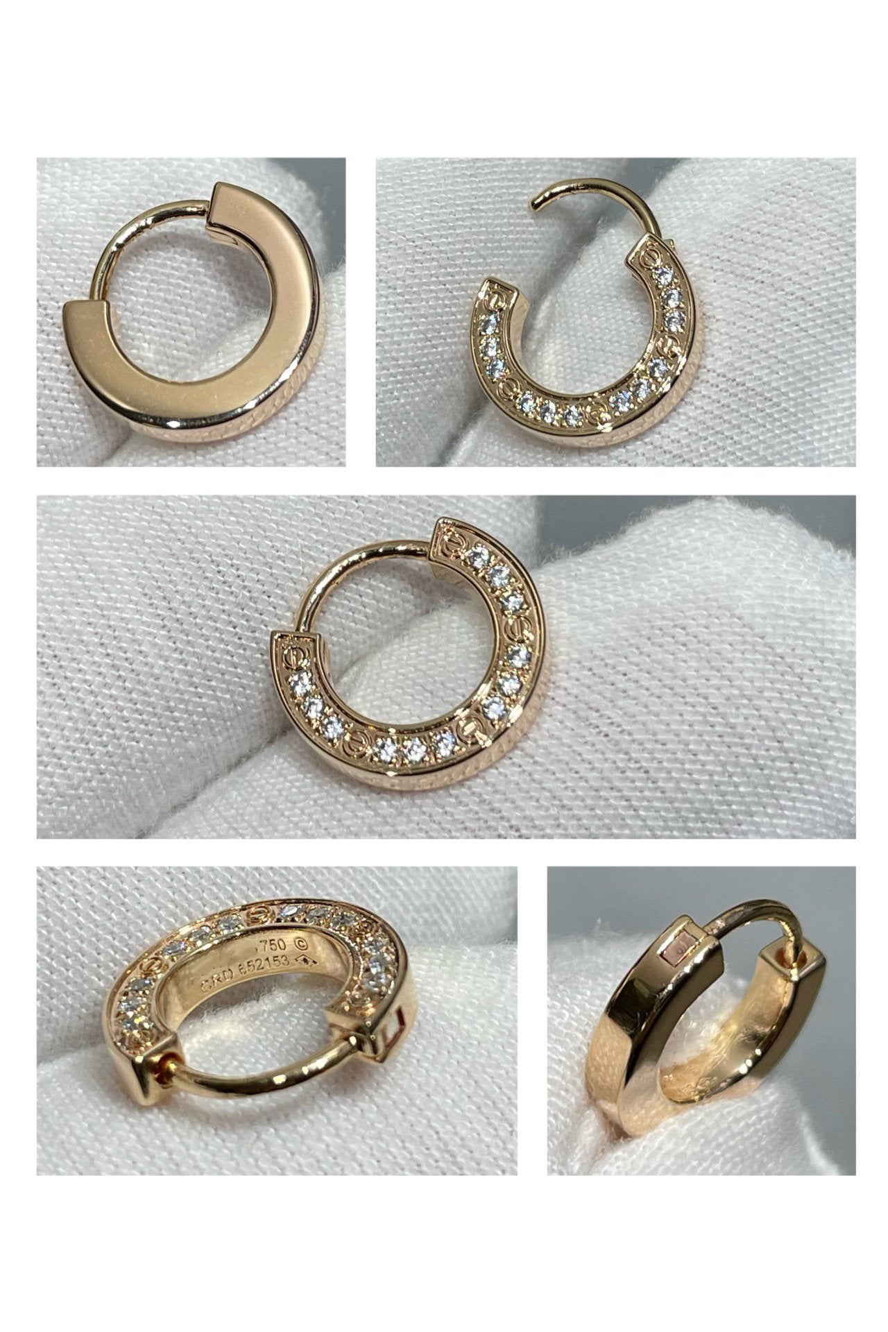 [AuraEcho Jewelry]LOVE DIAMOND EARRINGS