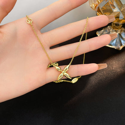 [AuraEcho Jewelry]LOUISETTE GOLD NECKLACE
