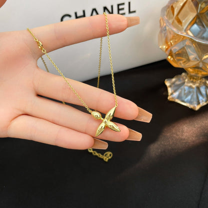 [AuraEcho Jewelry]LOUISETTE GOLD NECKLACE