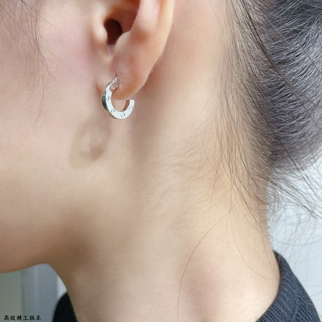 [AuraEcho Jewelry]LOVE MINI EARRINGS