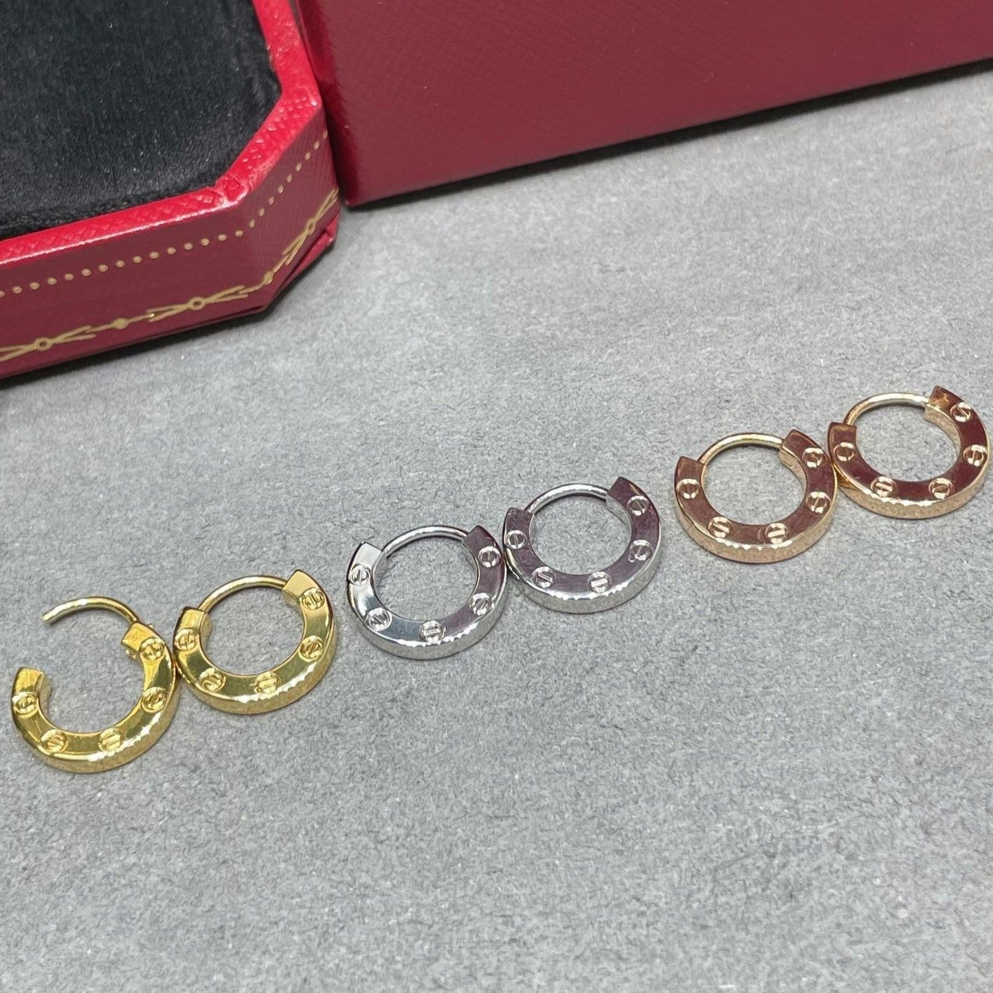 [AuraEcho Jewelry]LOVE MINI EARRINGS