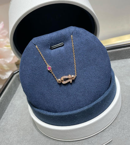 [AuraEcho Jewelry]FORCE 10 DIAMOND CHAIN LINK PINK GOLD BRACELET